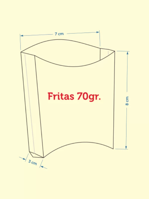 Embalagem Suporte Para Fritas - Image 2